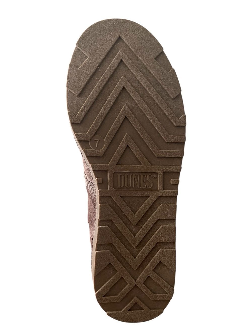 Dunes Kim Laced Up Zippered Bootie In Taupe Size 7 - Picture 5 of 5